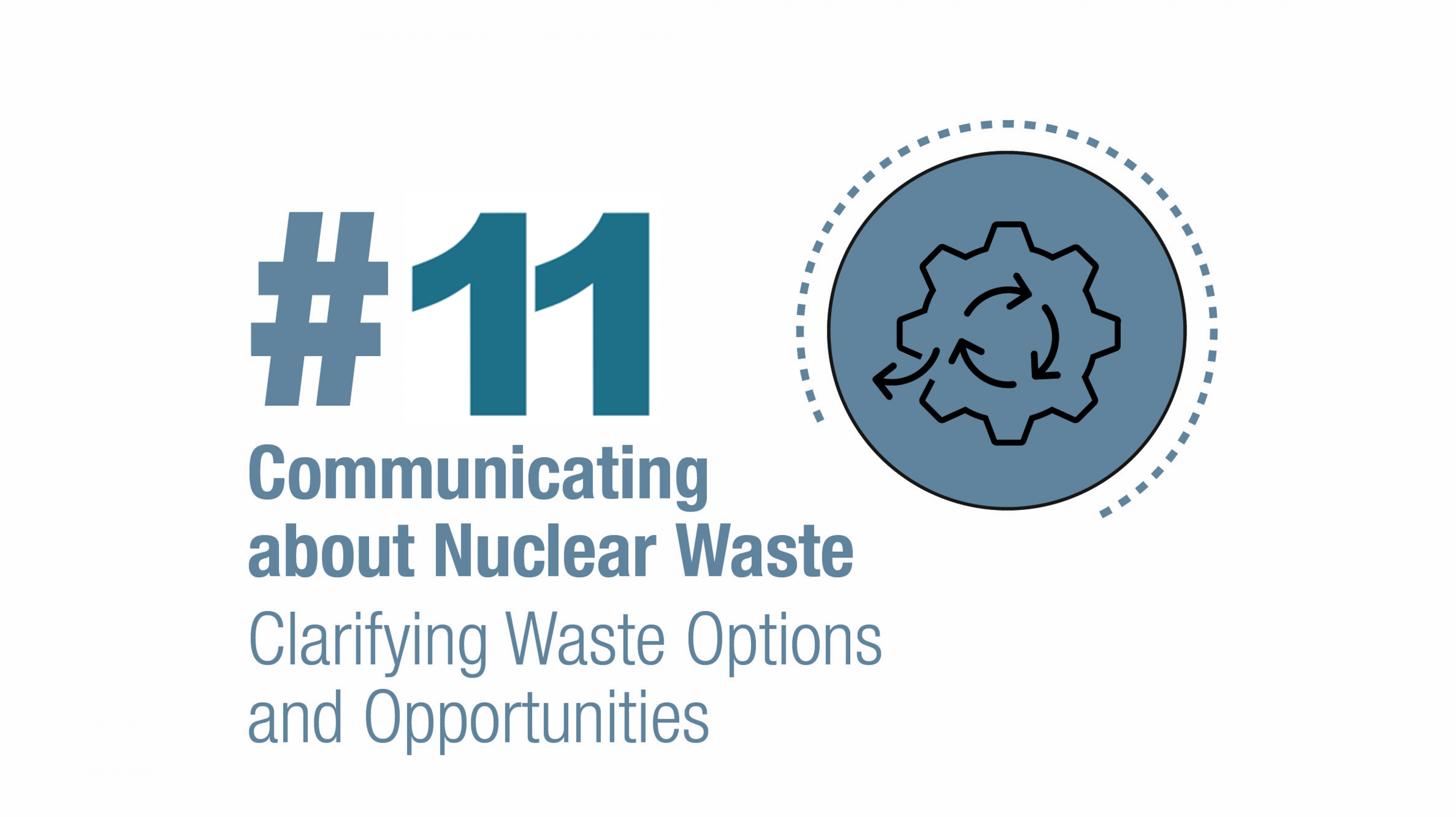Communicating about Nuclear Waste: Clarifying Waste Options and Opportunities