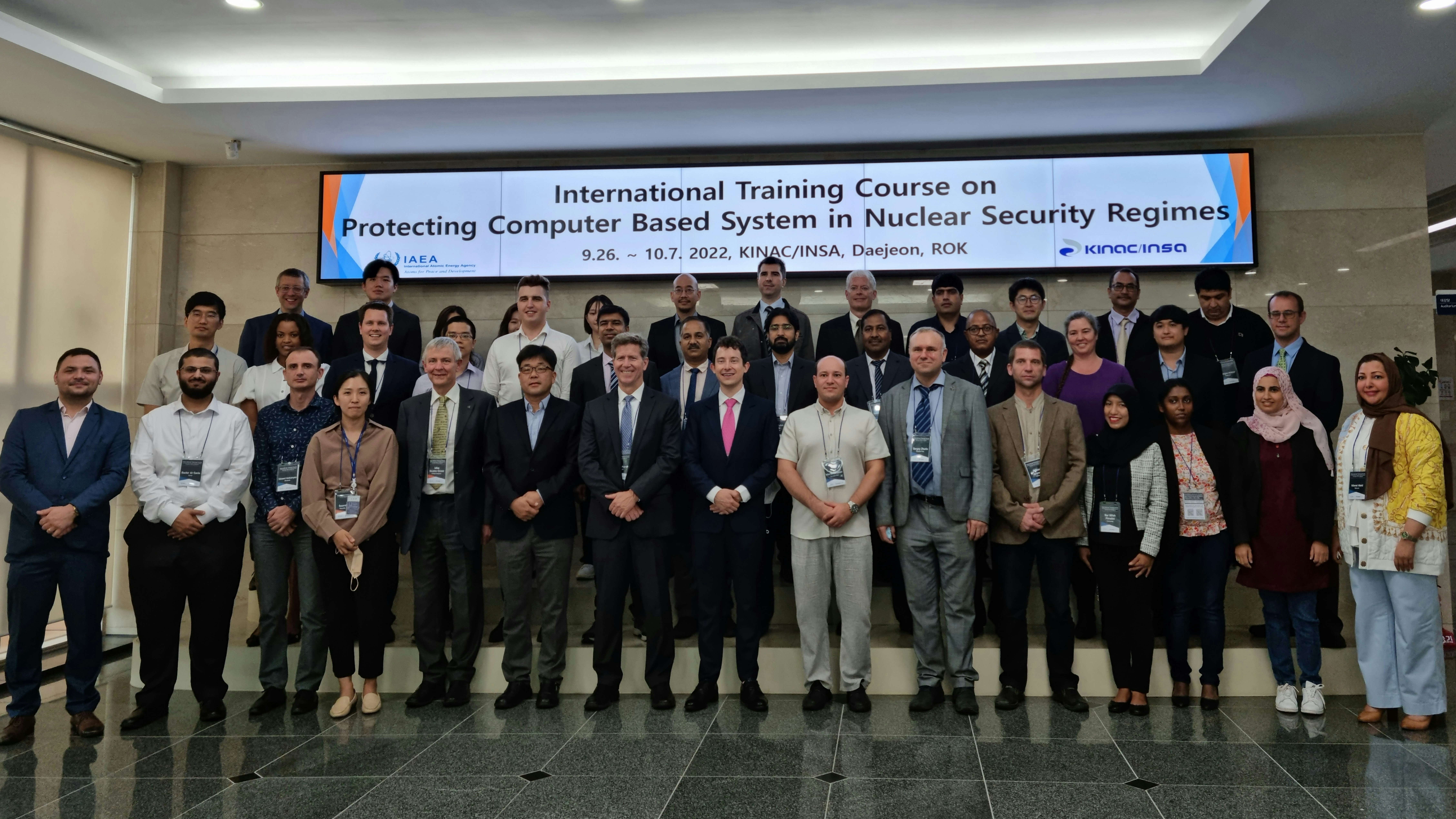 26 September - 7 October 2022 - International Training Course on Protecting Computer Based Systems in Nuclear Security Regimes - Dae