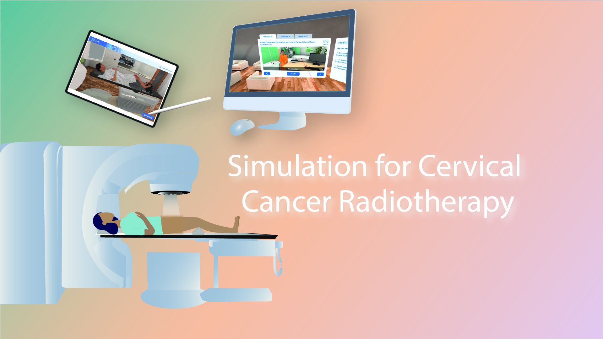Simulation for Cervical Cancer Radiotherapy