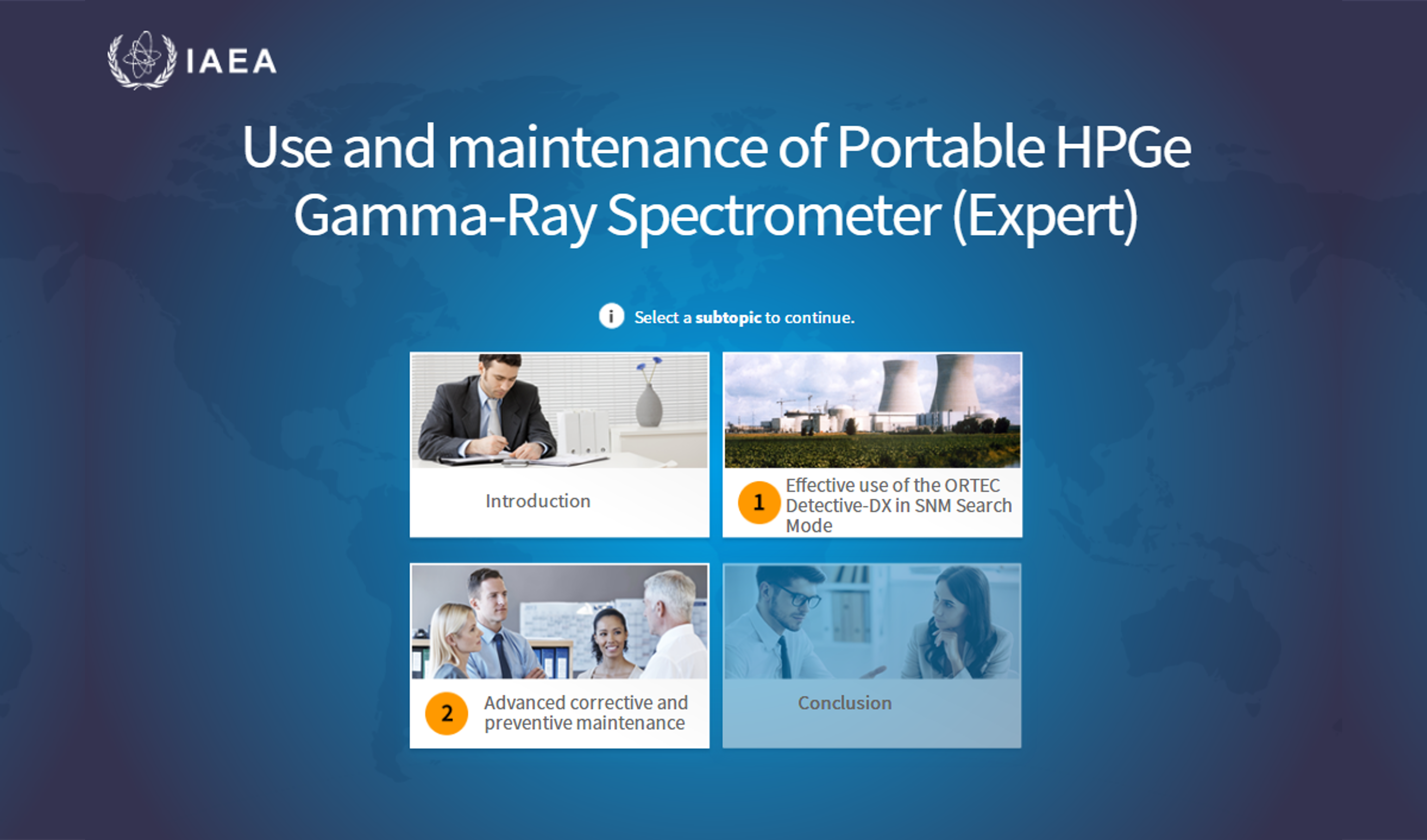 Use and Maintenance of Portable HPGe Gamma-Ray Spectrometer