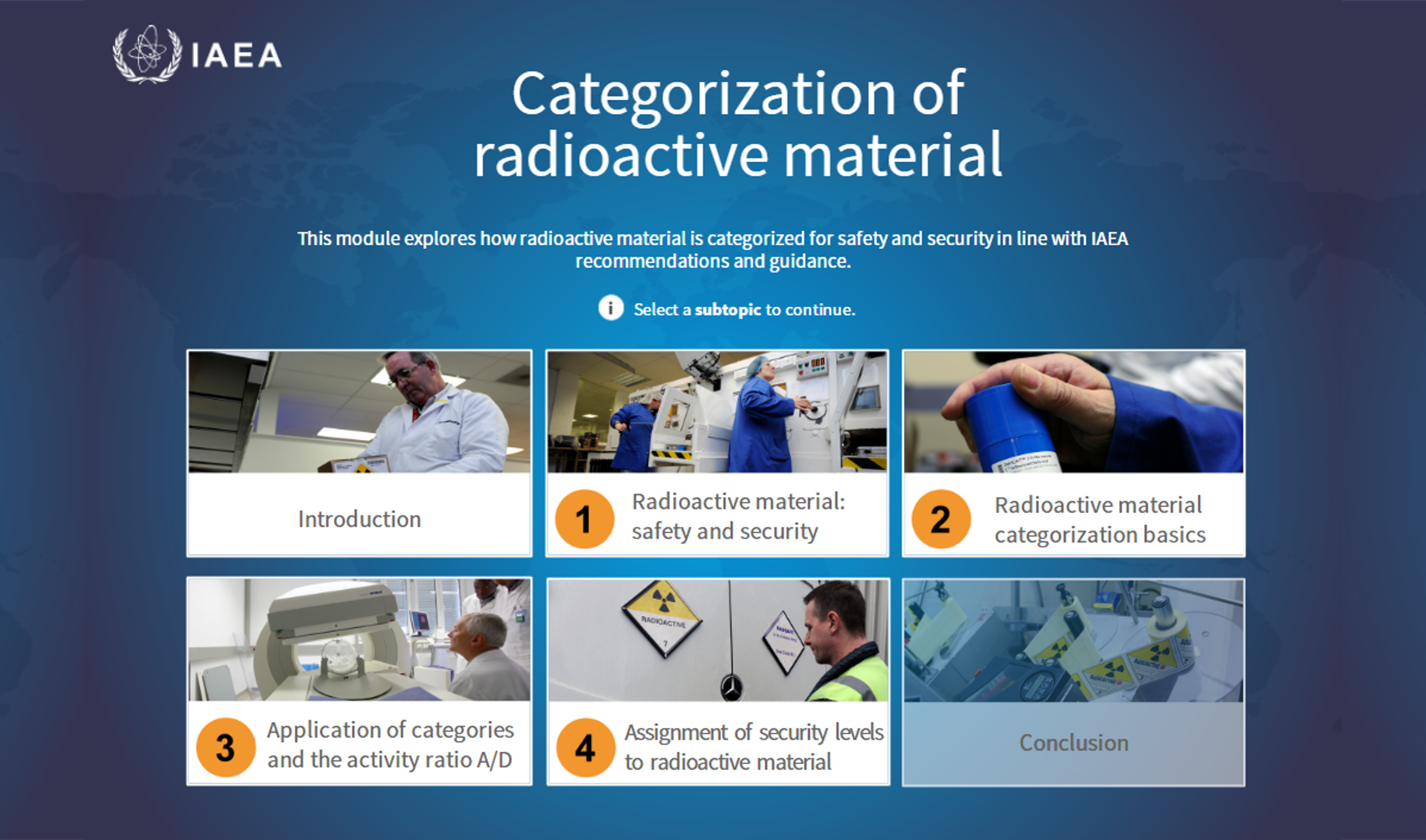 Categorization of Radioactive Material
